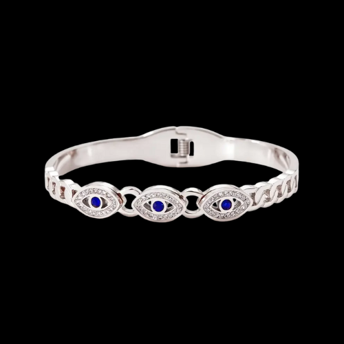 Evil Eye Stainless Steel Bracelet