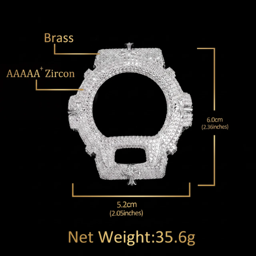 Gothic Cross Design BUSS DOWN GSHOCK DW6900 WATCH BEZEL
