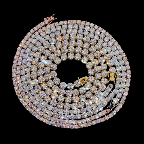 6mm simulated diamond tennis bracelet