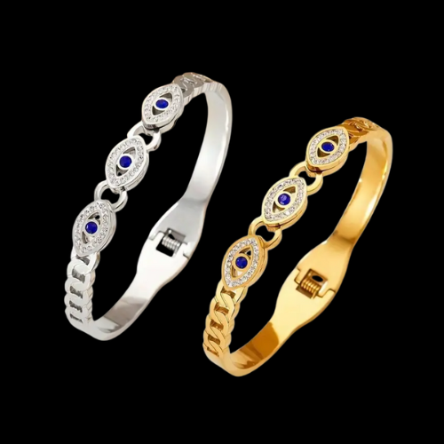 Evil Eye Stainless Steel Bracelet