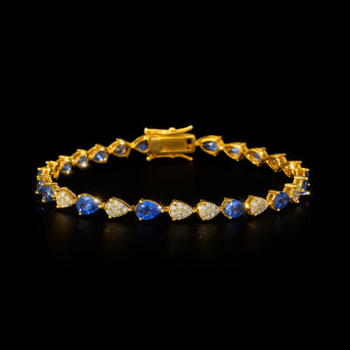 Azure Link Bracelet