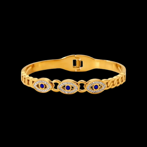 Evil Eye Stainless Steel Bracelet
