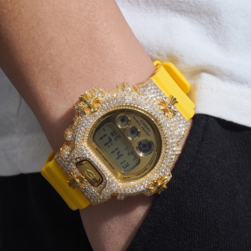 Gothic Cross Design BUSS DOWN GSHOCK DW6900 WATCH BEZEL