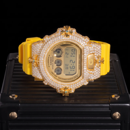 Gothic Cross Design BUSS DOWN GSHOCK DW6900 WATCH BEZEL
