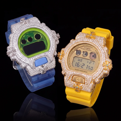 Gothic Cross Design BUSS DOWN GSHOCK DW6900 WATCH BEZEL