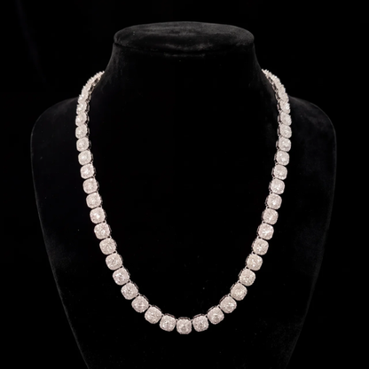 10mm Cluster Tennis Chain Simulated Diamonds
