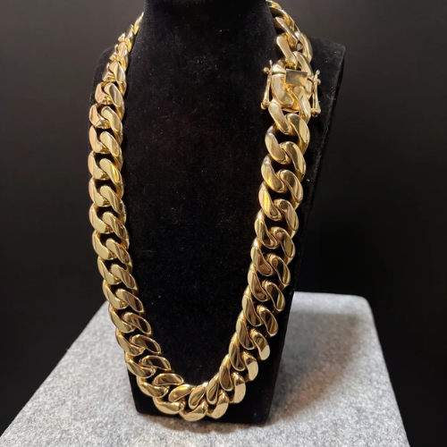 Gold Plated Cuban link Necklace