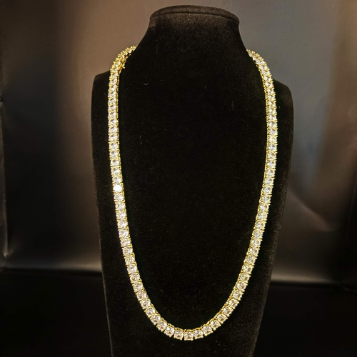 VVS1 Simulated Diamond Tennis Necklace