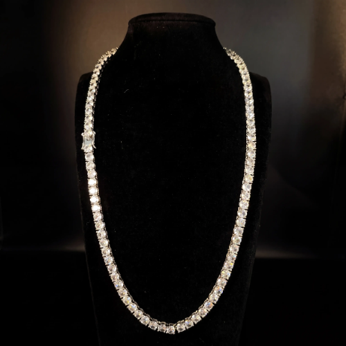 VVS1 Simulated Diamond Tennis Necklace