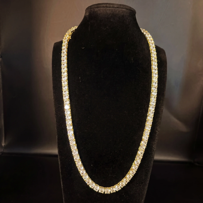 VVS1 Simulated Diamond Tennis Necklace