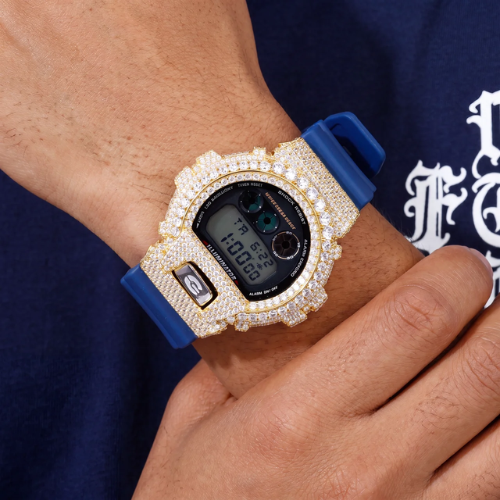 ICED OUT DW6900 FULL WATCH BEZEL BUSS DOWN PASS DIAMOND TESTER