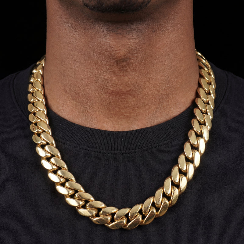 Gold Plated Cuban link Necklace