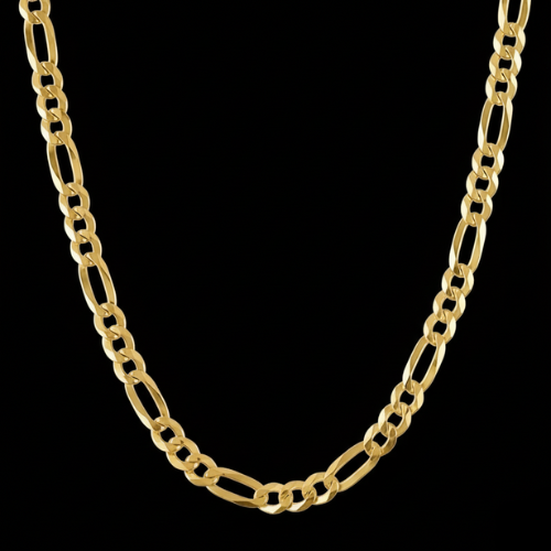 24k Gold-Plated Figaro Link Chain