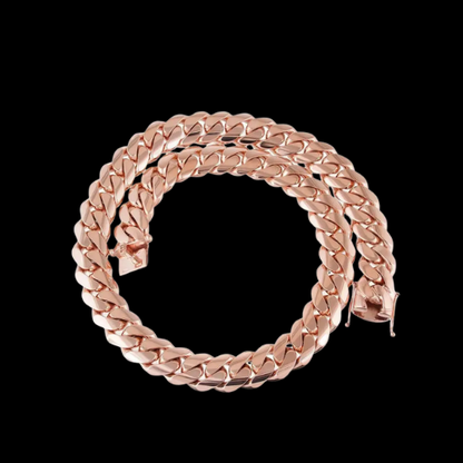 Rose Gold Cubanlink Chain