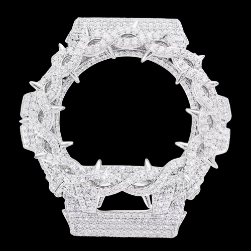 Iced Out 2 Tone Thorns Watch Case for G-Shock DW6900