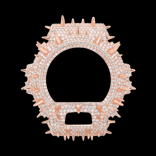 ICED OUT DW6900 SPIKED WATCH BEZEL
