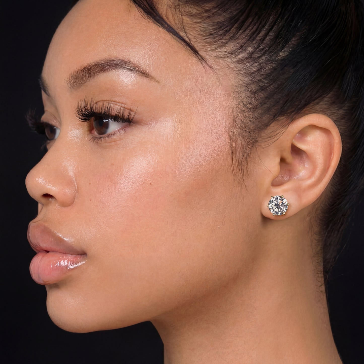 6.5MM Brilliant Cut Moissanite Fine Jewelry Set