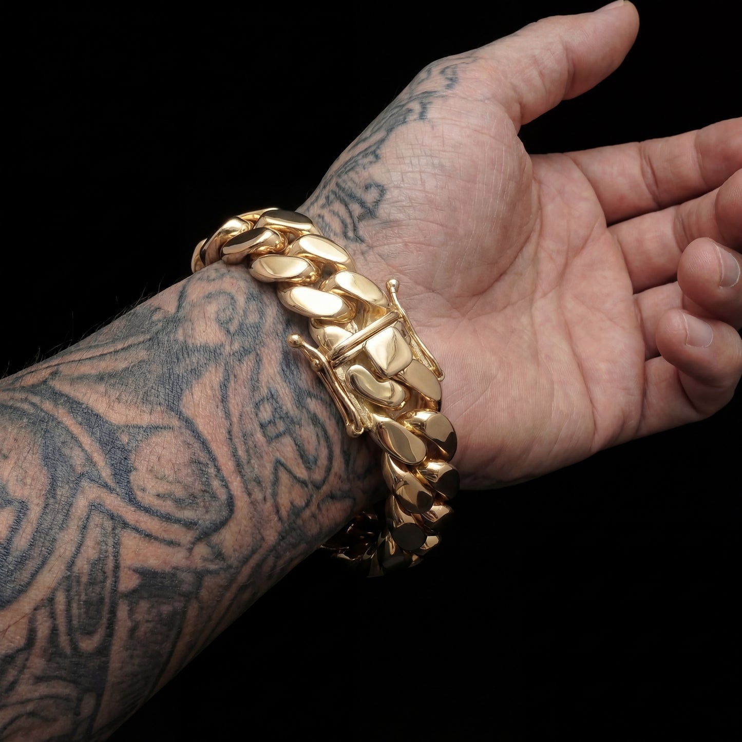 Gold Plated Cuban Link Bracelet