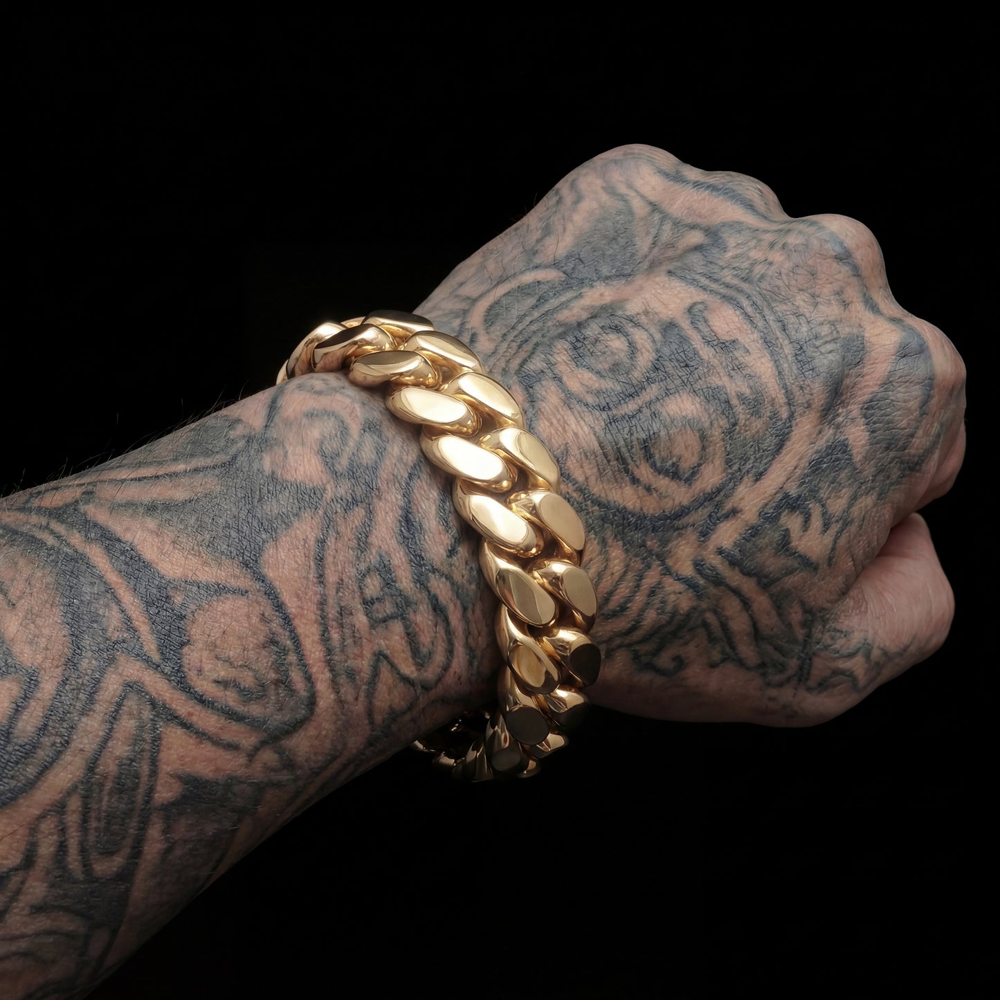 Gold Plated Cuban Link Bracelet