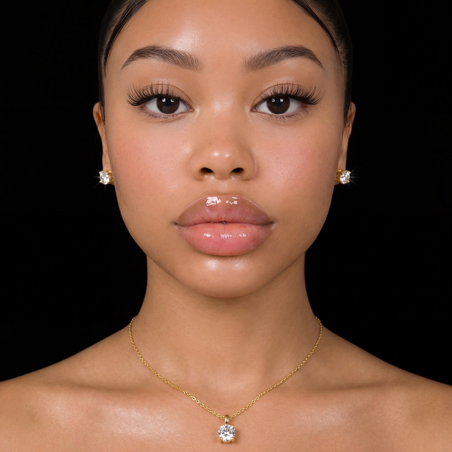 6.5MM Brilliant Cut Moissanite Fine Jewelry Set