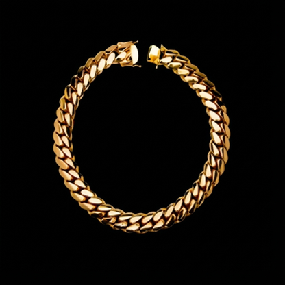 18k Gold-Plated Cuban link Chain