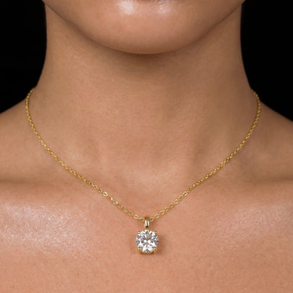 6.5MM Brilliant Cut Moissanite Fine Jewelry Set