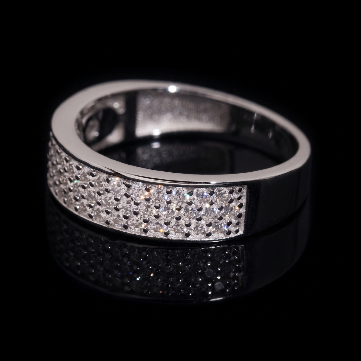 His and Hers Moissanite Ring Set