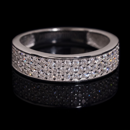 His and Hers Moissanite Ring Set