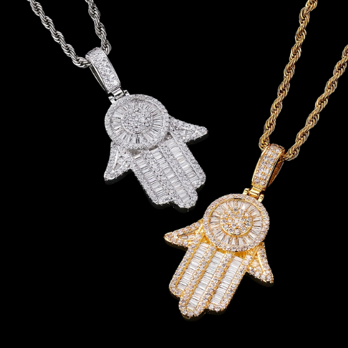 18k Gold Plated Fatima Hands Chain